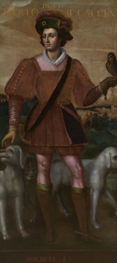 Portrait of Filiberto I the Hunter by Unbekannt Unbekannt
